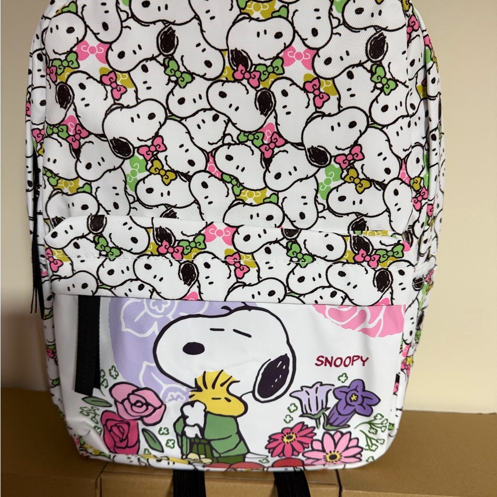 Snoopy Patterned Backpack - image 1